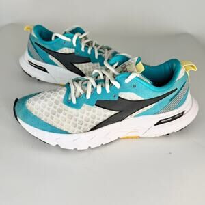 Diadora Mythos Blushield Volo Running Sneakers Shoes Turquoise C8372 Women 7.5